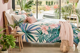 Tropical Palm - Cotton Satin